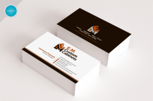 Business Card Design by aheadpoint for E.M. Custom Cabinets Ltd. | Design: #14326721