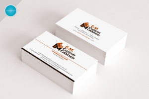 Business Card Design by aheadpoint for E.M. Custom Cabinets Ltd. | Design: #14326723