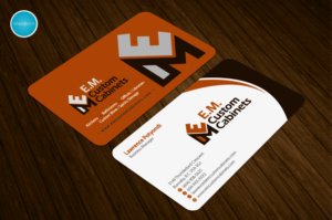 Business Card Design by aheadpoint for E.M. Custom Cabinets Ltd. | Design: #14326729