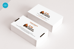 Business Card Design by aheadpoint for E.M. Custom Cabinets Ltd. | Design: #14326752