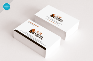 Business Card Design by aheadpoint for E.M. Custom Cabinets Ltd. | Design: #14326756