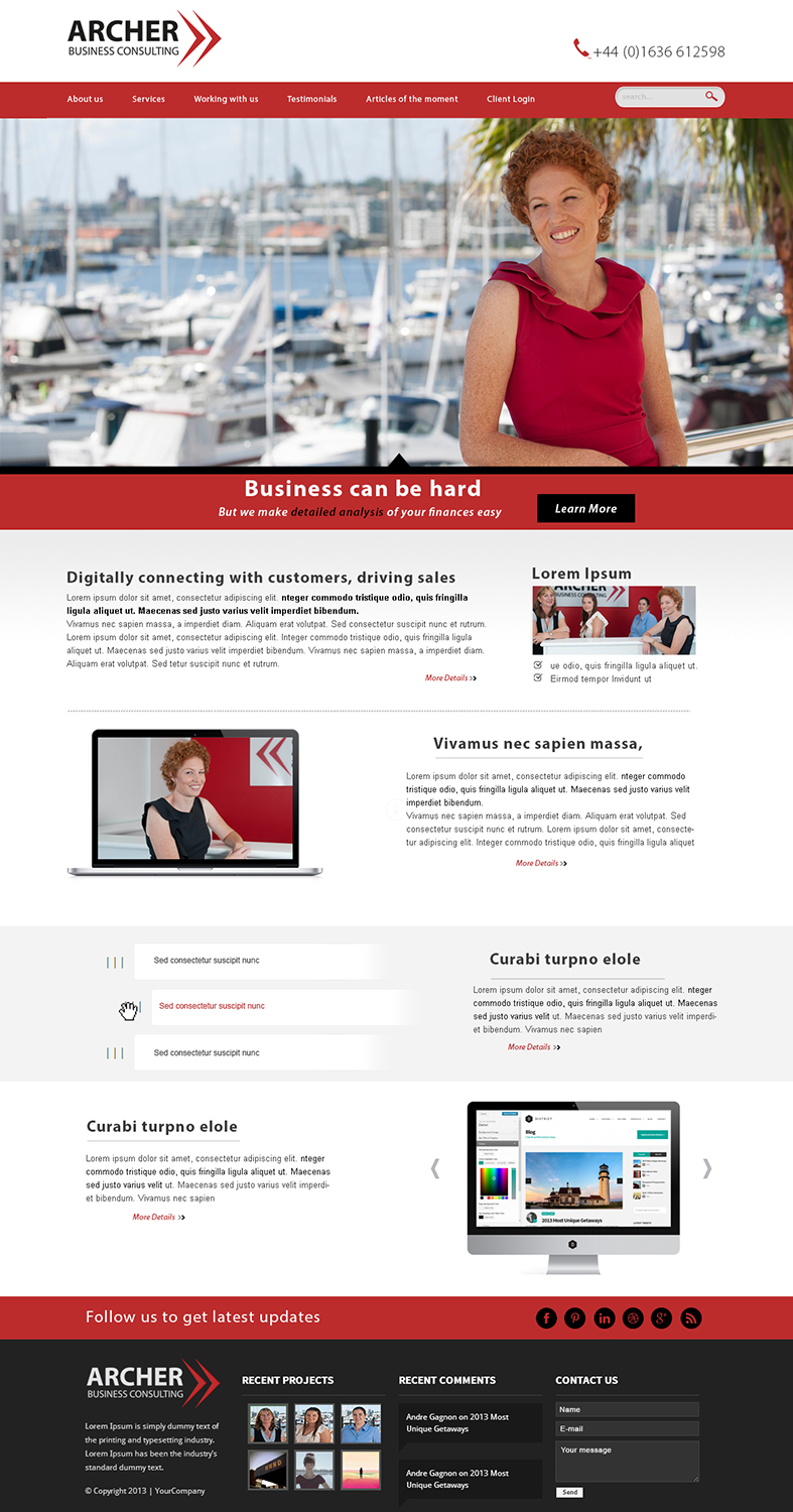 Web-Design von webxvision für IC-Hosting Pty Ltd | Design #2542979