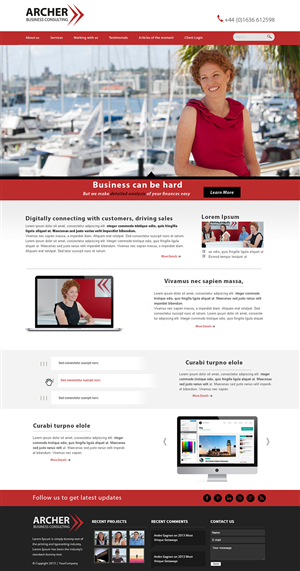Web Design by webxvision for IC-Hosting Pty Ltd | Design #2542979