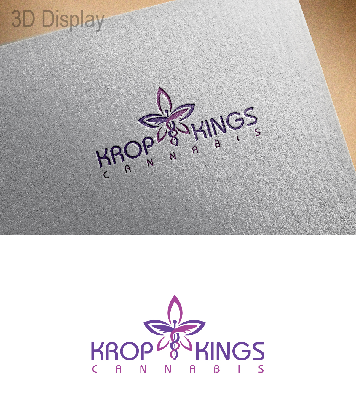 Logo Design by 3Guys for Krop Kings | Design #14245679