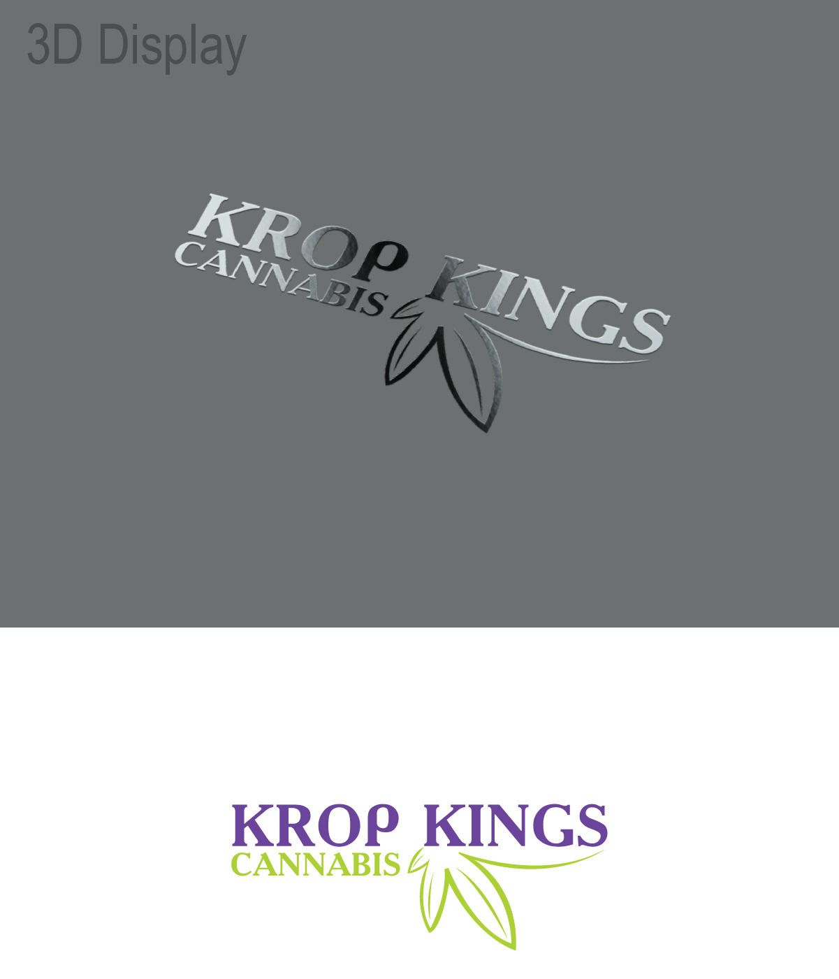 Logo Design by 3Guys for Krop Kings | Design #14245681