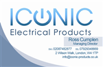Diseño de Tarjeta de Presentación por Jacob Aflak para Iconic Electrical Products LTD | Diseño #37876