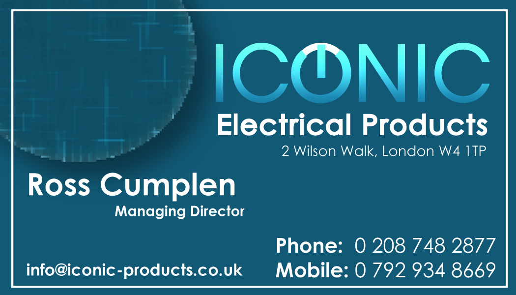 Diseño de Tarjeta de Presentación por Stellar Designs para Iconic Electrical Products LTD | Diseño #34633