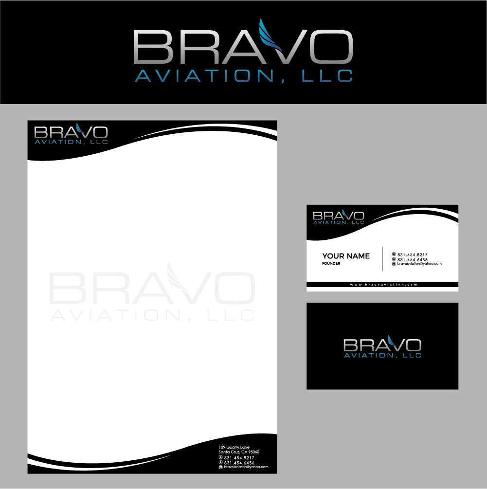 Logo-Design von phraimsondesign für Bravo Aviation, LLC | Design #14247073