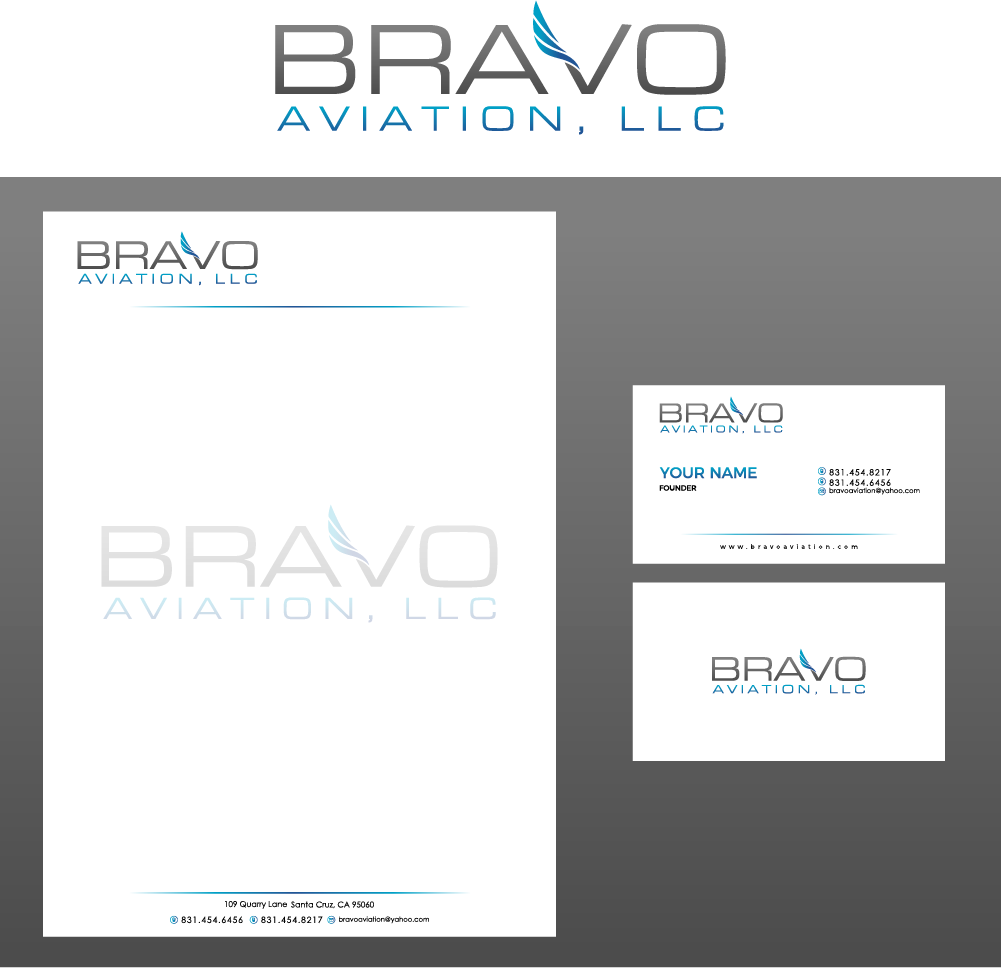 Logo-Design von phraimsondesign für Bravo Aviation, LLC | Design #14260998
