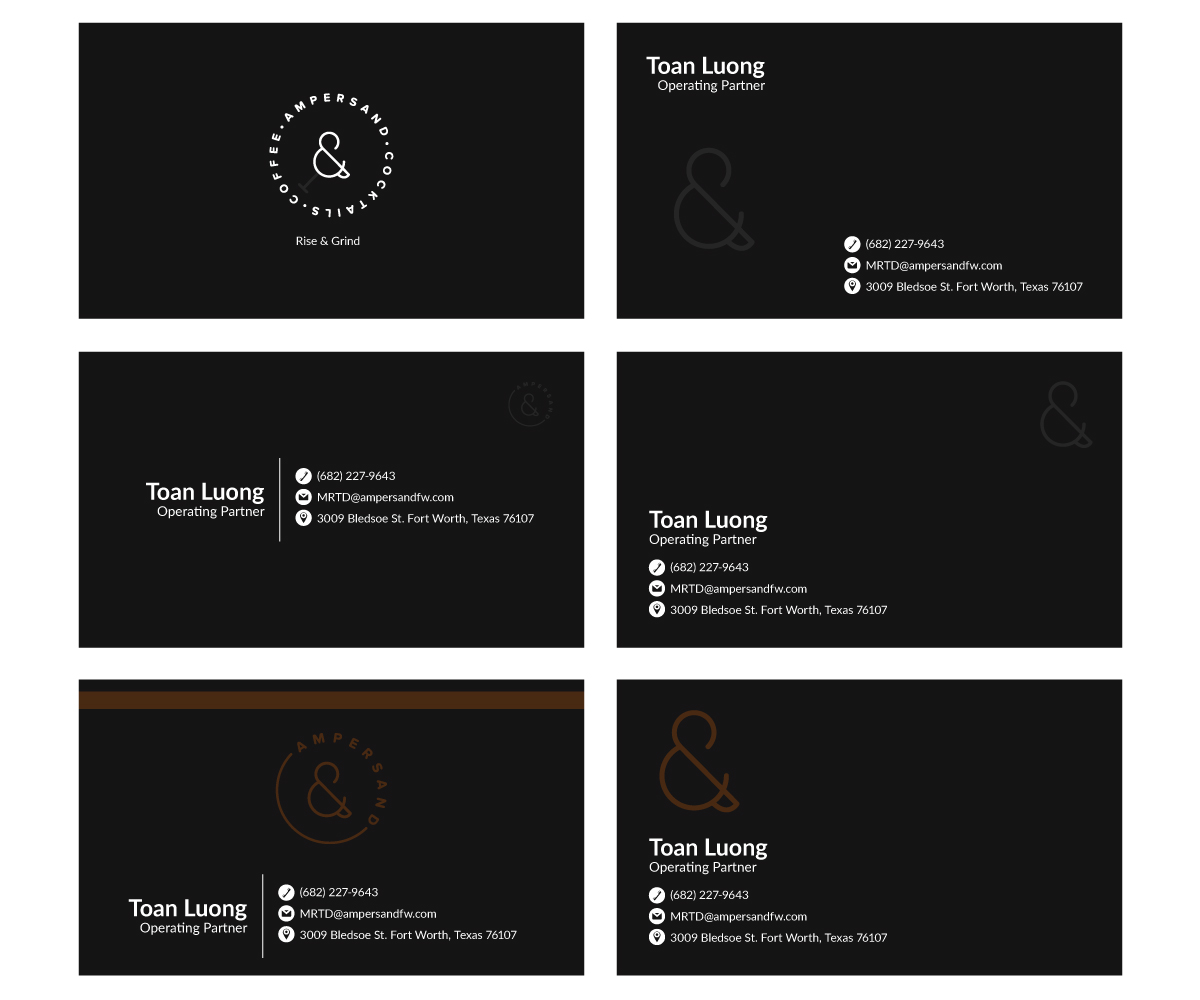 Diseño de Tarjeta de Presentación por M.Pirs para Ampersand | Diseño #14243561