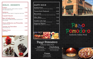 Menu Design by Sergio Coelho for Pazzo Pomodoro | Design: #14356125