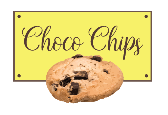 Logo Design by Tania Marques for Choco Chips | Design #14247550