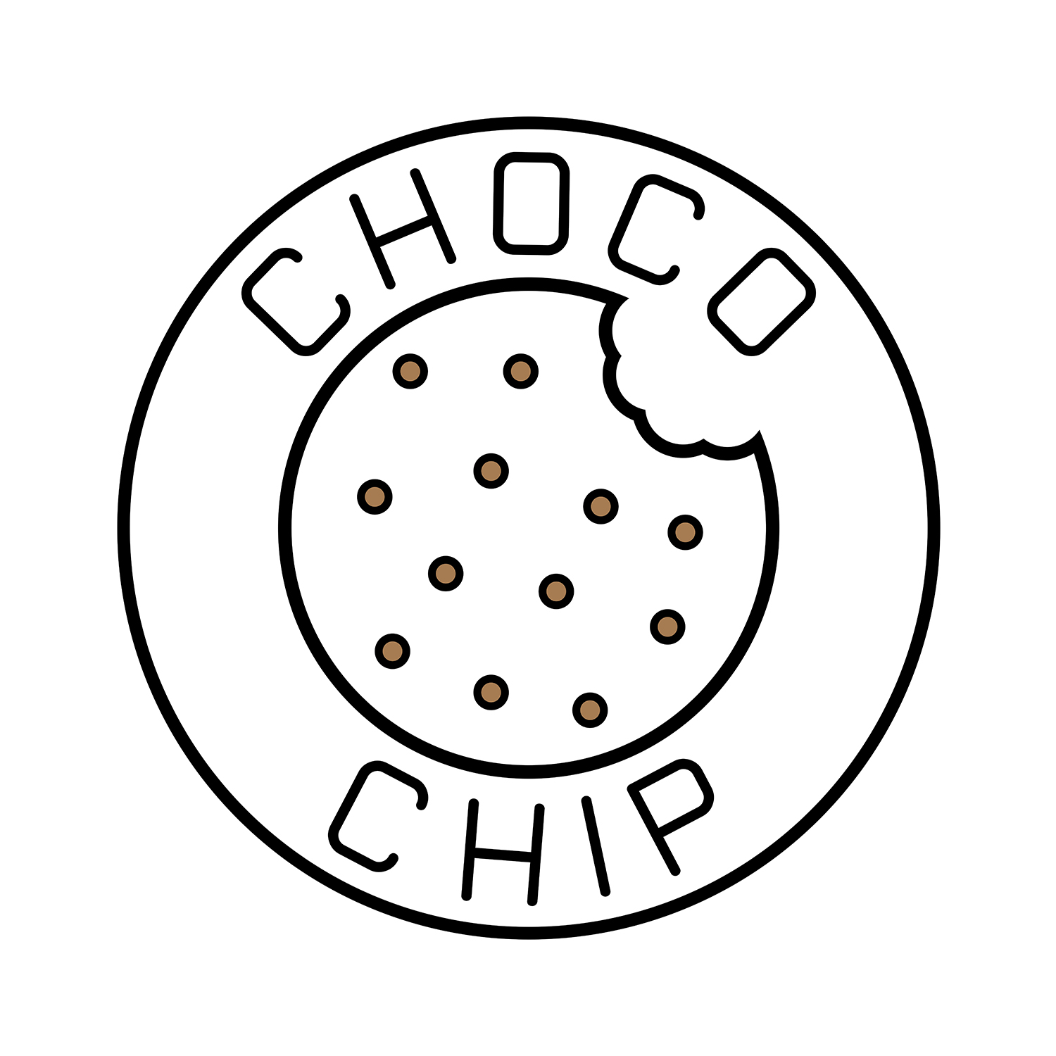 Logo Design by beaudesign for Choco Chips | Design #14233198