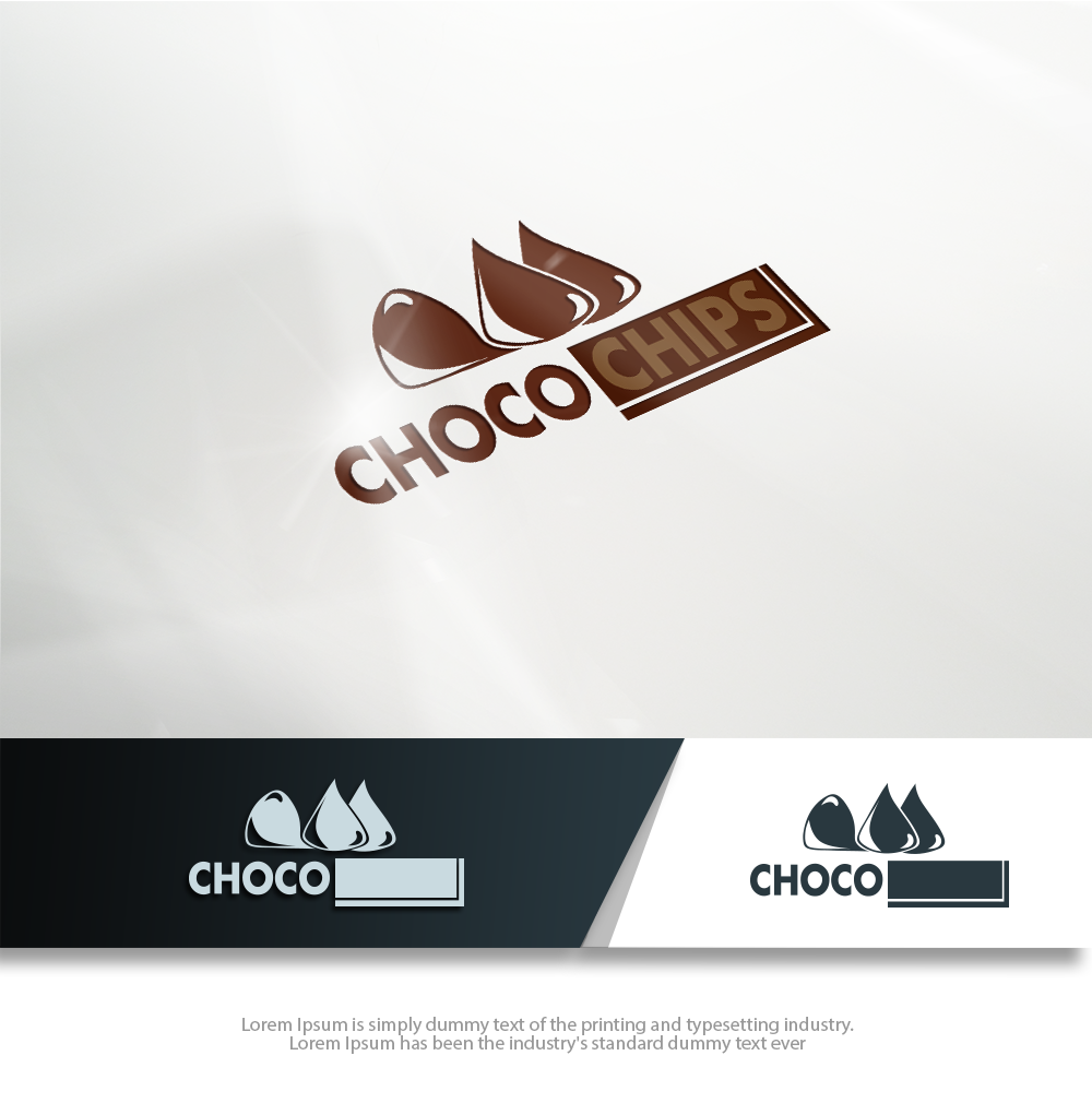 Logo Design by groomfox for Choco Chips | Design #14250660