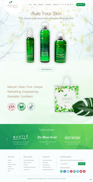 Web Design by pb for this project | Design: #14242996