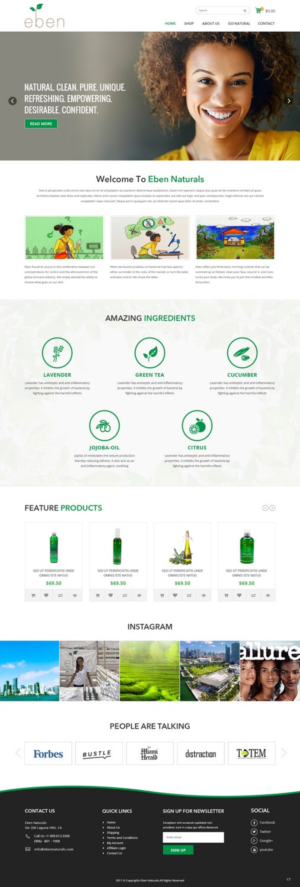 Web Design by pb for this project | Design: #14243009