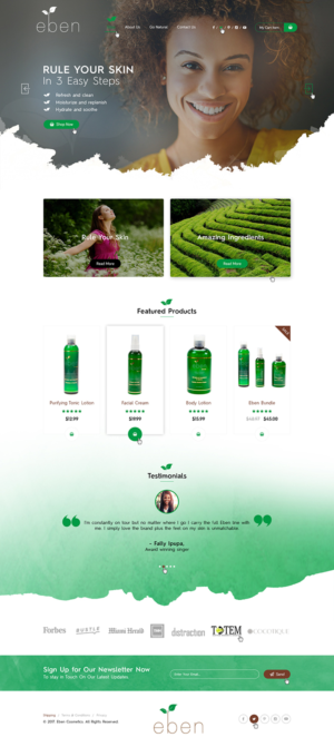 Eben Naturals Website Revamping for Ecommerce | Web-Design von Ved Web Services