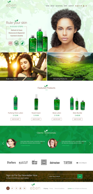 Eben Naturals Website Revamping for Ecommerce | Web-Design von Tpith