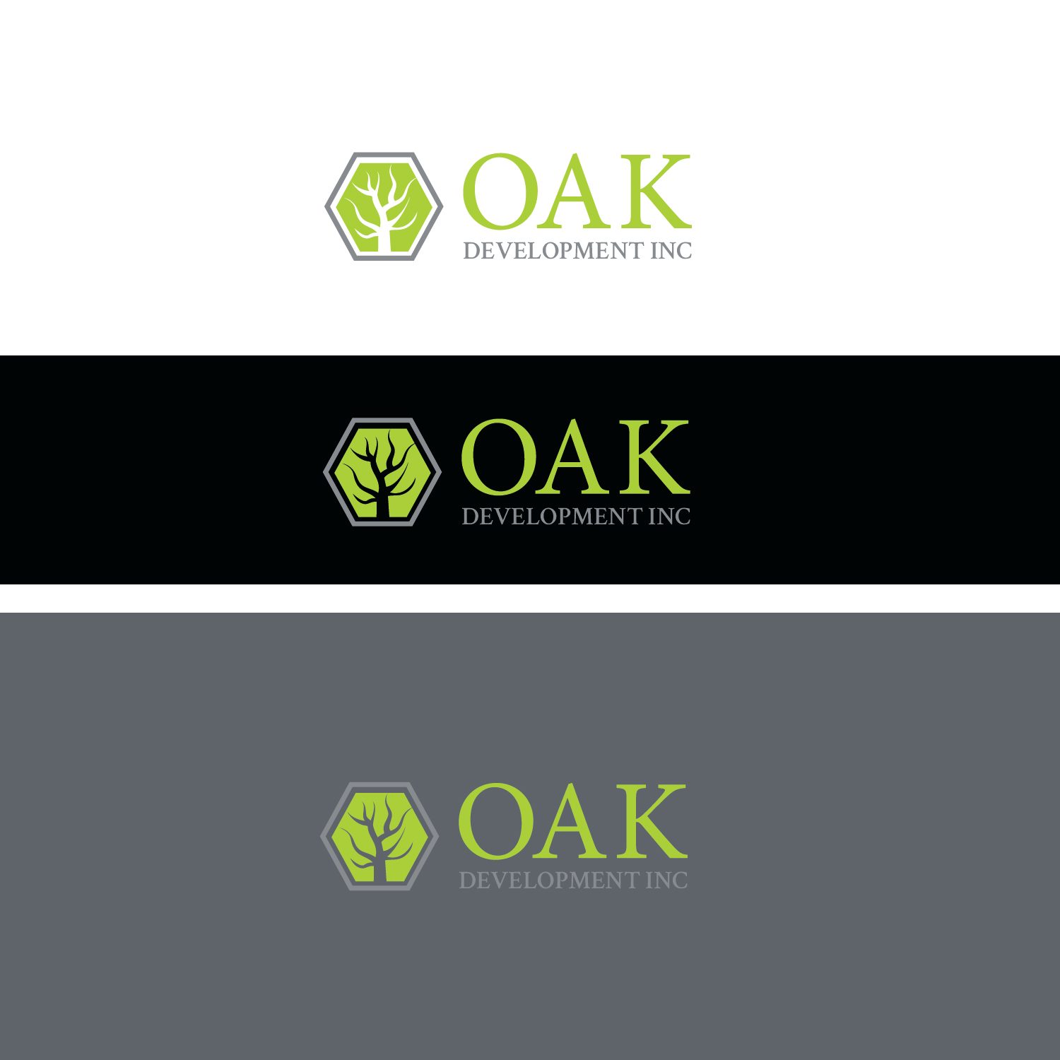 Logo Design by emptyboxgraphics for Oak Development Inc. | Design #14657229