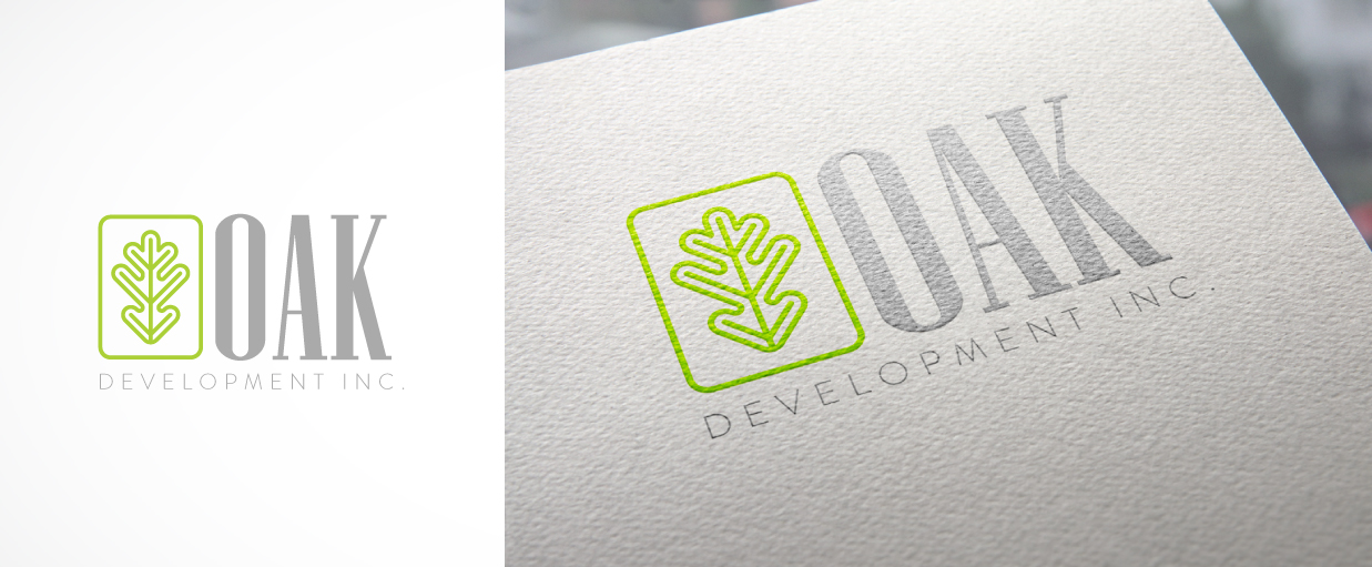 Logo-Design von vizzumdesign für Oak Development Inc. | Design #14613288