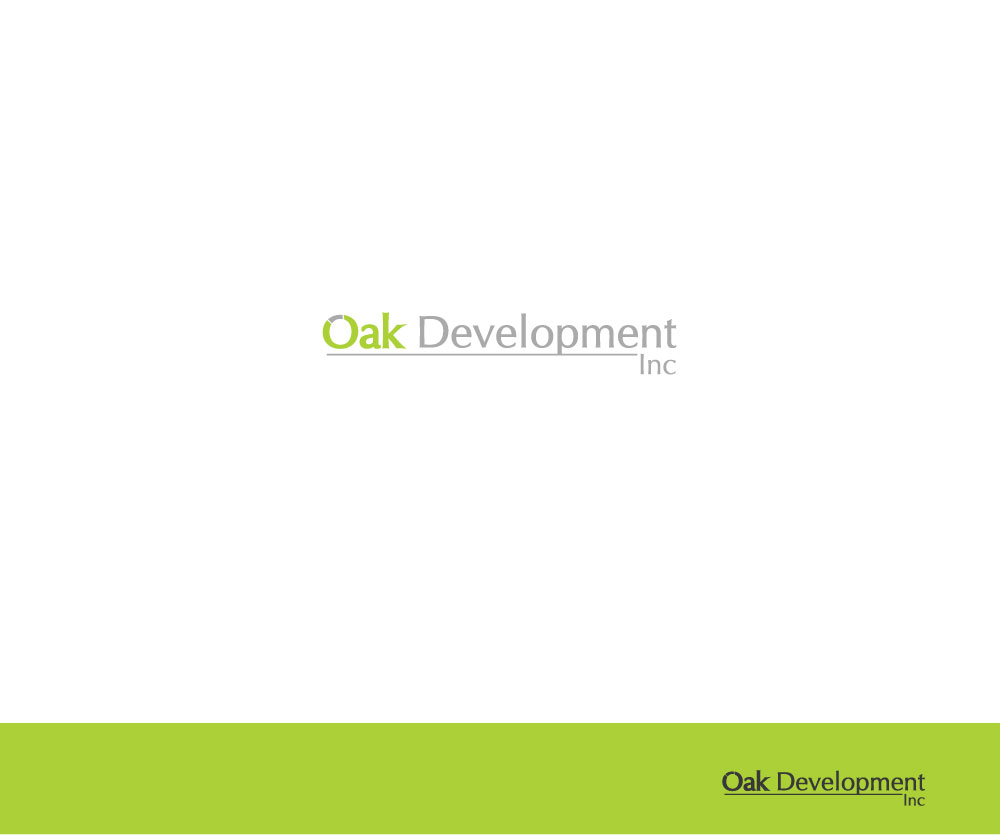 Logo Design by lucky time for Oak Development Inc. | Design #14245895
