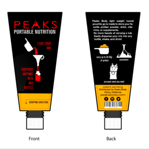 Packaging Design by Deadlines for Peaks Body | Design: #14441978