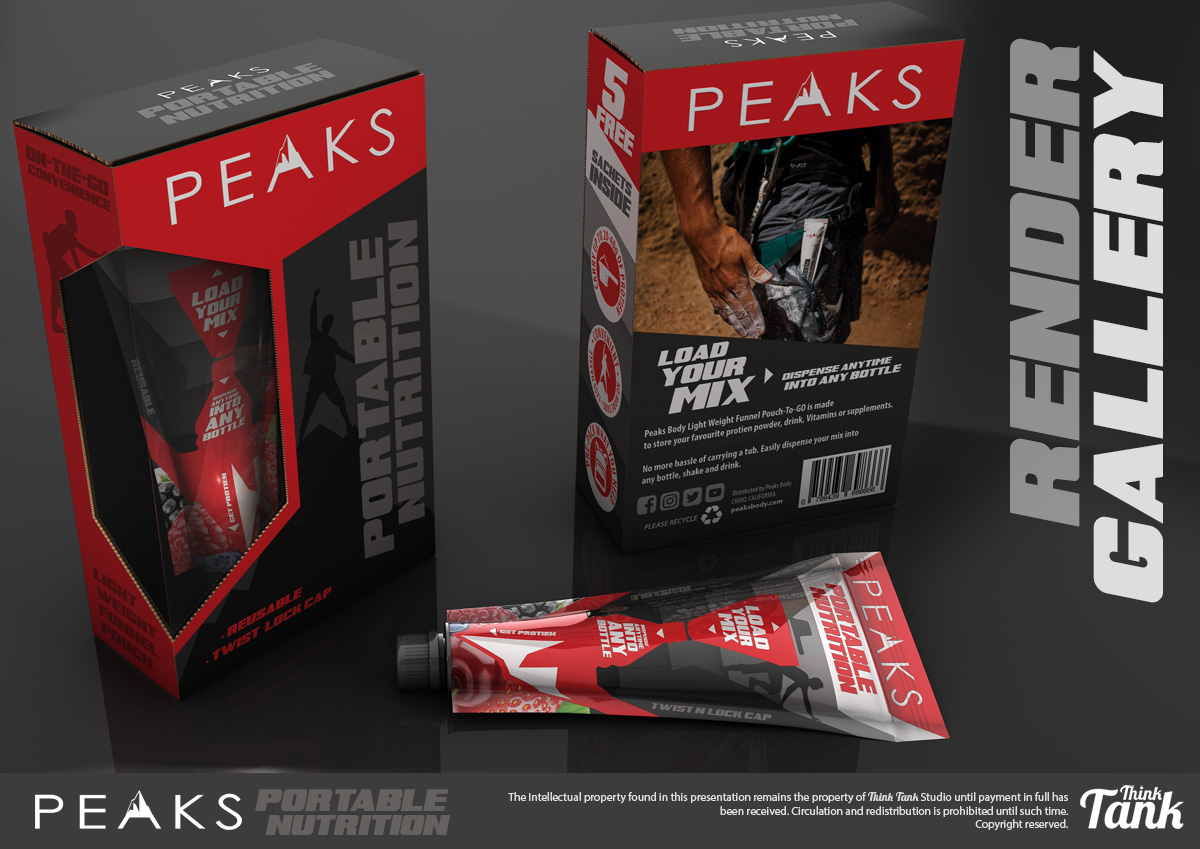Packaging Design by The Think Tank for Peaks Body | Design #14460787