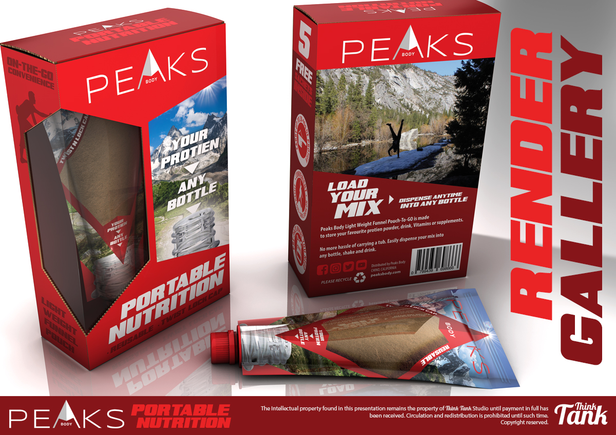 Packaging Design by The Think Tank for Peaks Body | Design #14509868