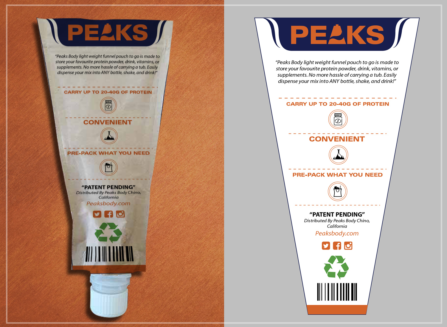 Packaging Design by RGraphic for Peaks Body | Design #14430519