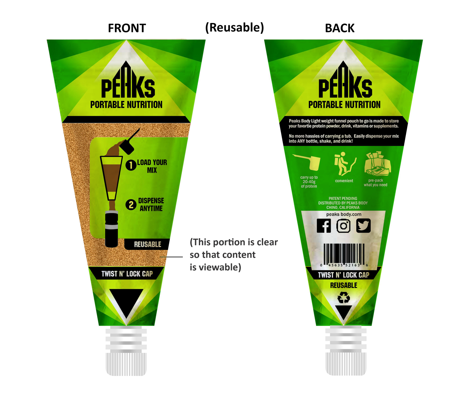 Packaging Design by Javelin Studio for Peaks Body | Design #14417697