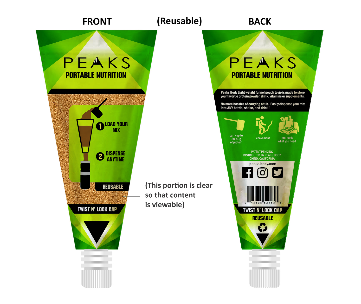 Packaging Design by Javelin Studio for Peaks Body | Design #14435335
