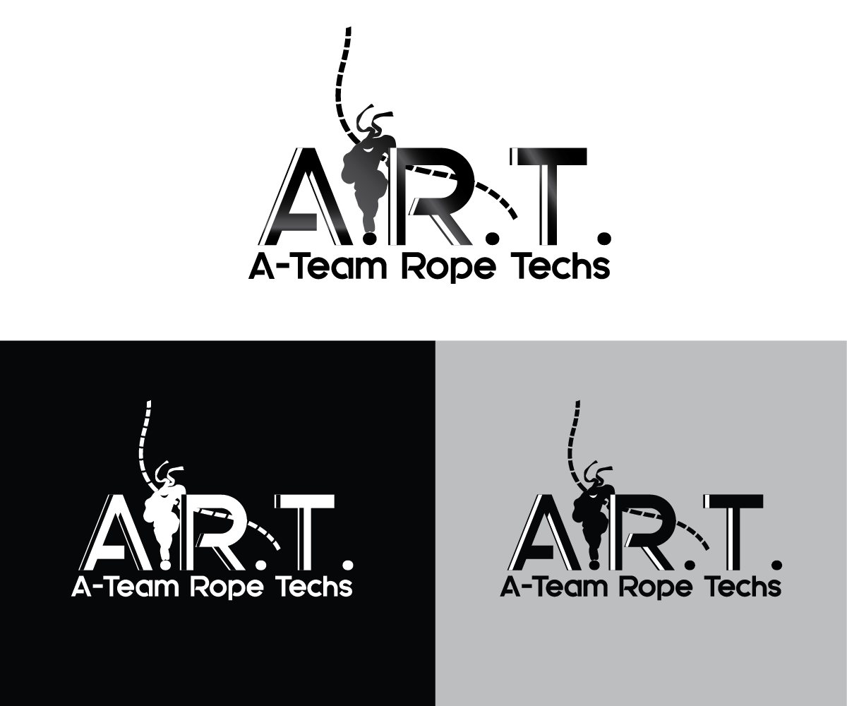 Logo Design by Ardhel Castillo for a-team rope techs pty ltd | Design #14272354