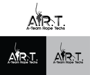 Logo Design by Ardhel Castillo for a-team rope techs pty ltd | Design #14272354