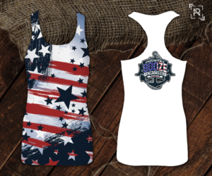 American Flag / Grunge Themed tank design | T-Shirt-Design von nreimer
