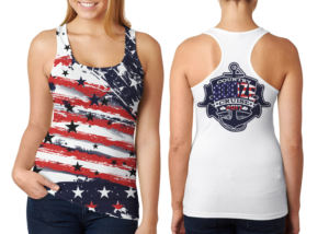 American Flag / Grunge Themed tank design | Diseño de Camiseta por CREARTIVE