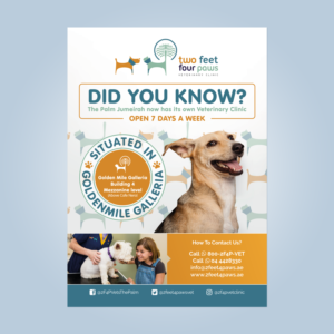 Flyer Design by nadhisa87 for 2Feet4Paws | Design: #14300113