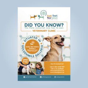 Flyer Design by nadhisa87 for 2Feet4Paws | Design: #14301859