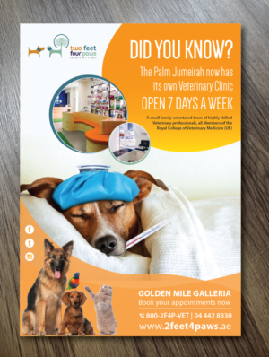 Design de Flyer par Alexandar pour 2Feet4Paws | Design : #14245448