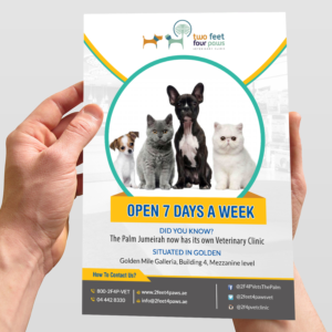 Design de Flyer par creative.bugs pour 2Feet4Paws | Design : #14255239