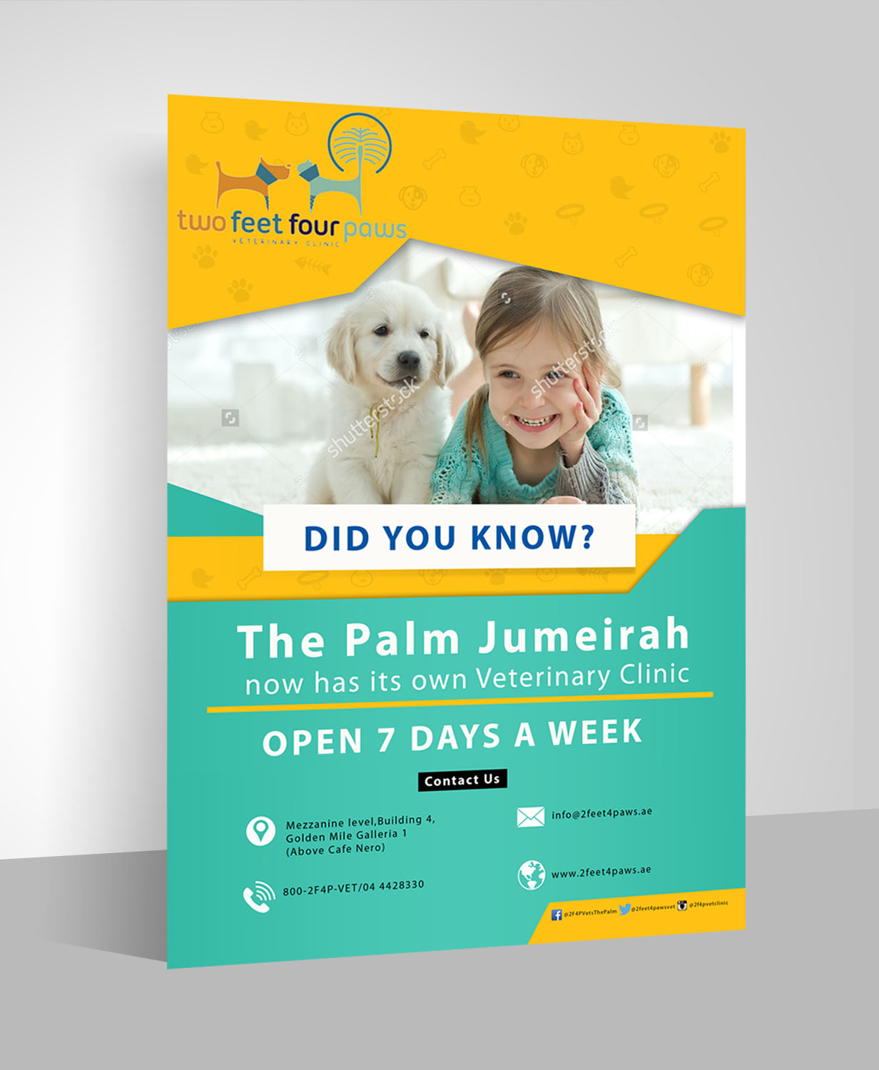 Flyer Design by aspiremedia for 2Feet4Paws | Design #14245383