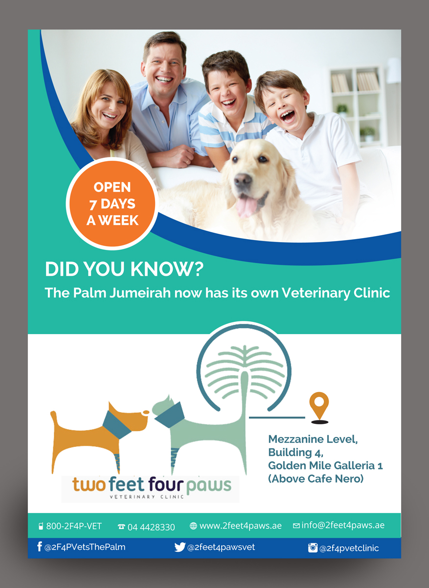Design de Flyer par rkailas pour 2Feet4Paws | Design #14269086