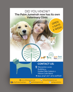Design de Flyer par rkailas pour 2Feet4Paws | Design : #14279412