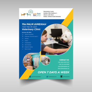 Flyer Design by SD-Designs for 2Feet4Paws | Design: #14240416