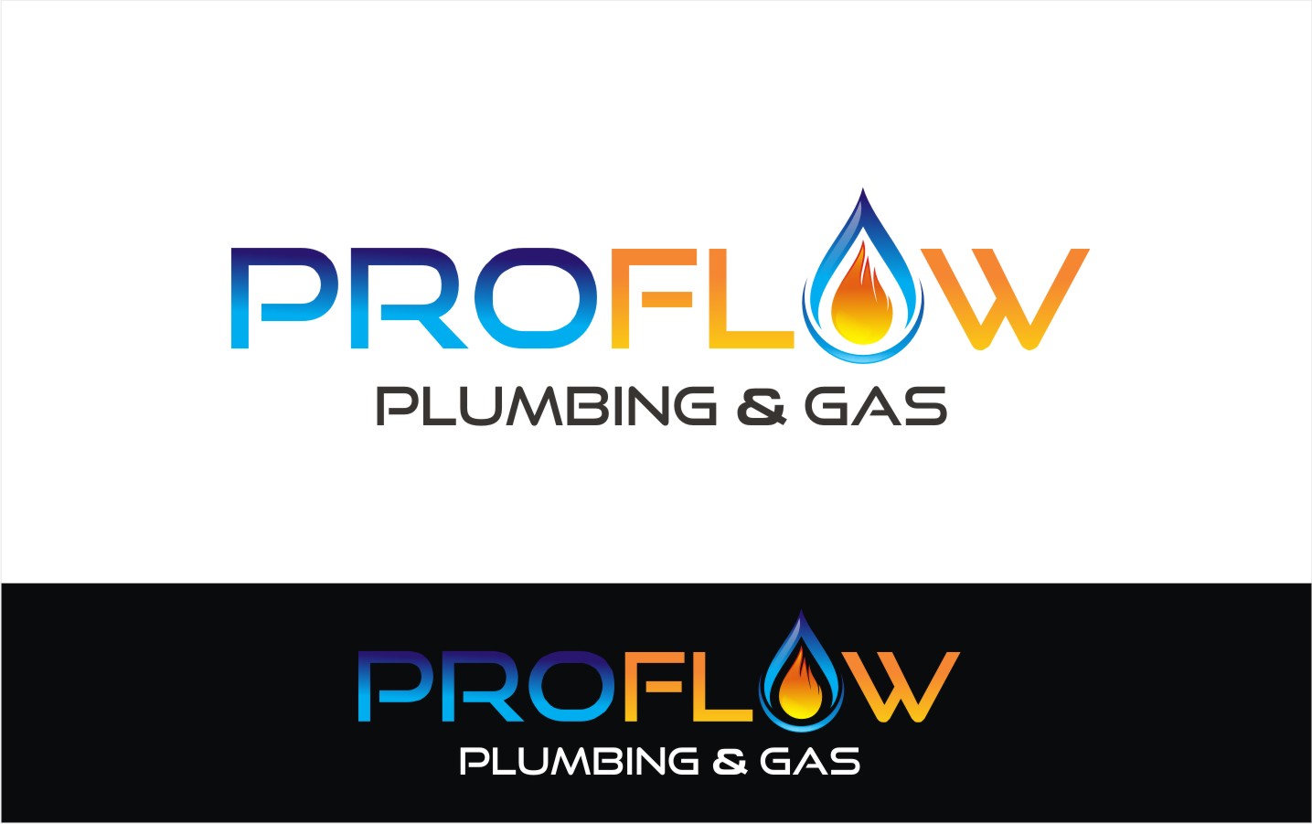 Logo Design by Soul Light for ProFlow Plumbing & Gas | Design #14257940
