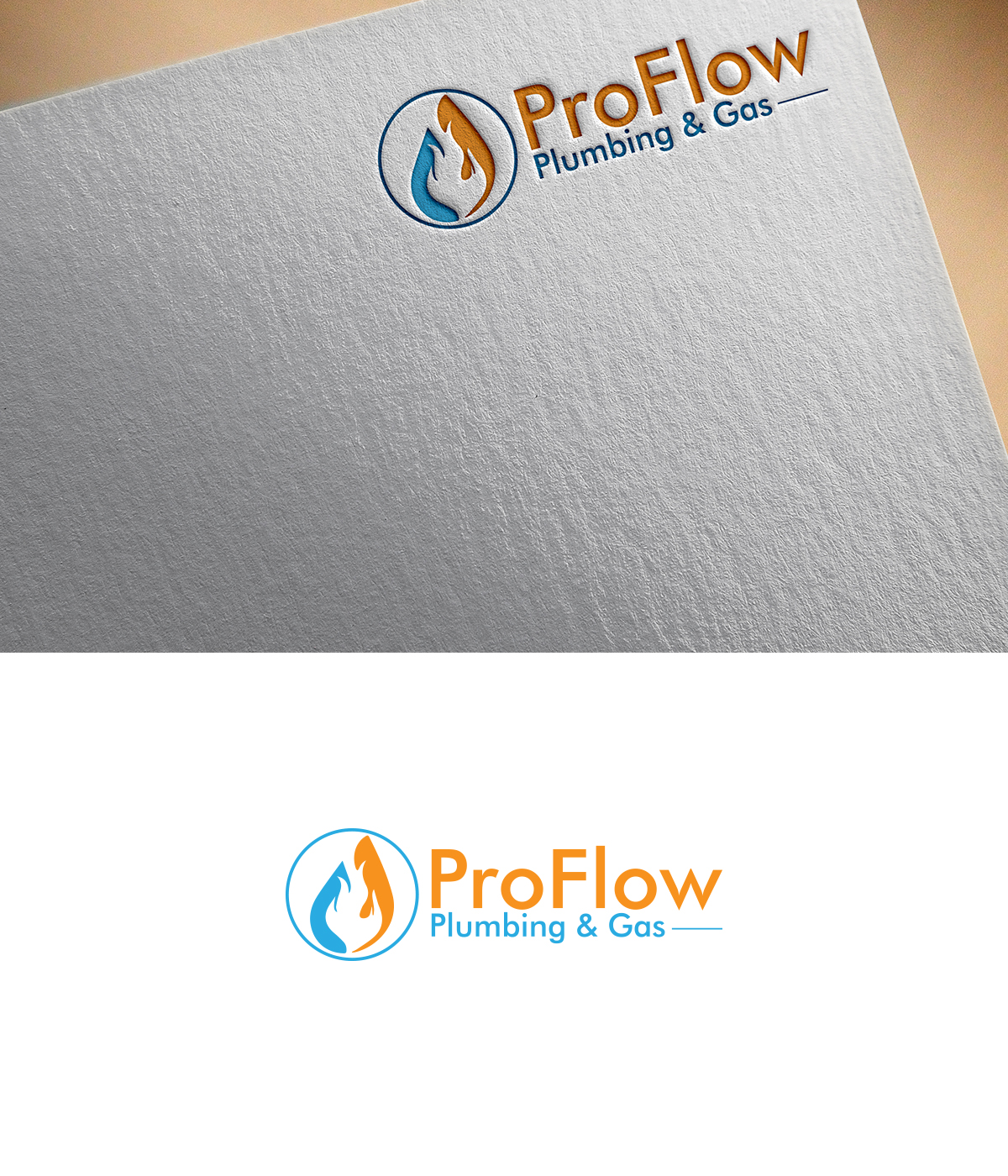 Logo Design by supercreative for ProFlow Plumbing & Gas | Design #14247590