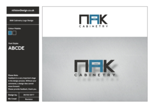 Logo Design by nvisiondesign.co.uk for NAK Cabinetry | Design: #14263151