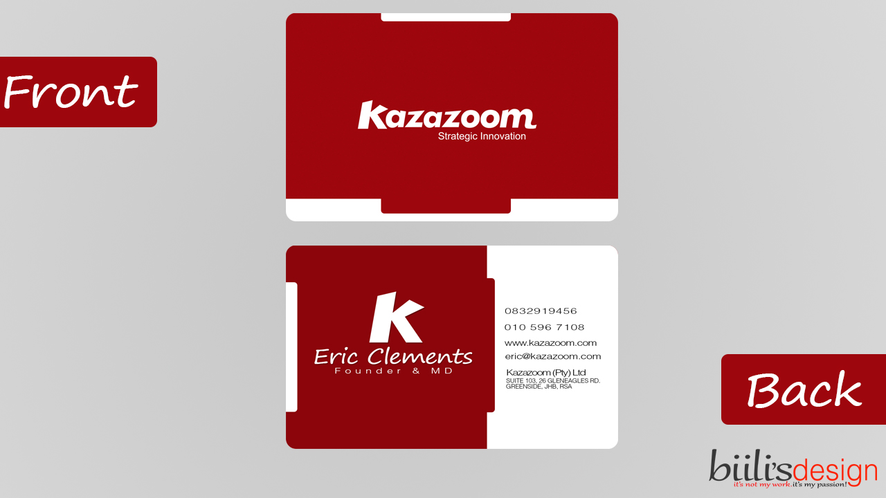 Business Card Design by biili for this project | Design #2516442