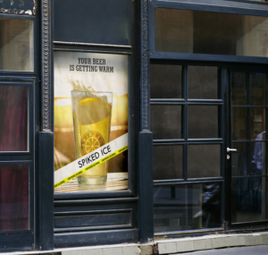 Poster / Flyer / Advertisement for Spikes Beer Ice (Unique Product!) | Design Publicitaire par Ana White
