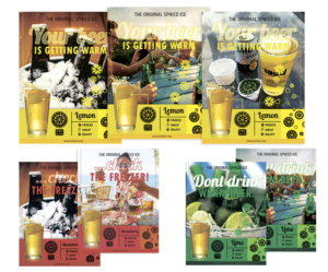 Poster / Flyer / Advertisement for Spikes Beer Ice (Unique Product!) | Advertisement Design by GraybarBldg421
