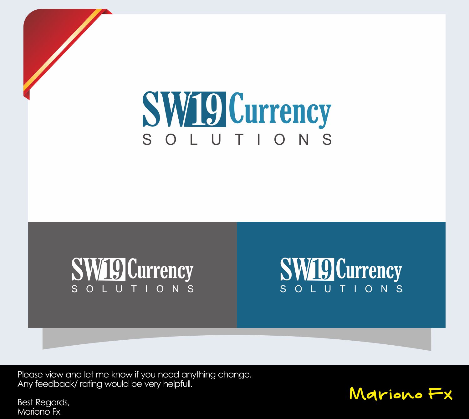 Logo Design by Mariono Fx for SW19 Capital | Design #14252814